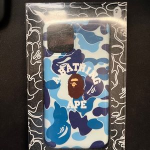 BAPE BLUE IPHONE 11 PRO CASE!